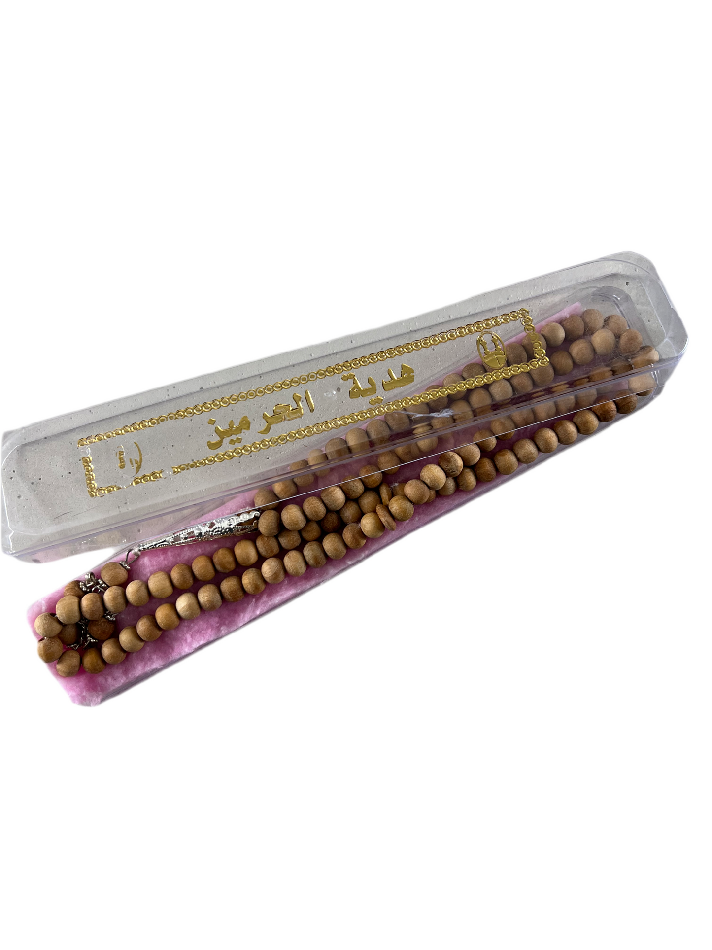 Brown tasbeeh with silver tassel
