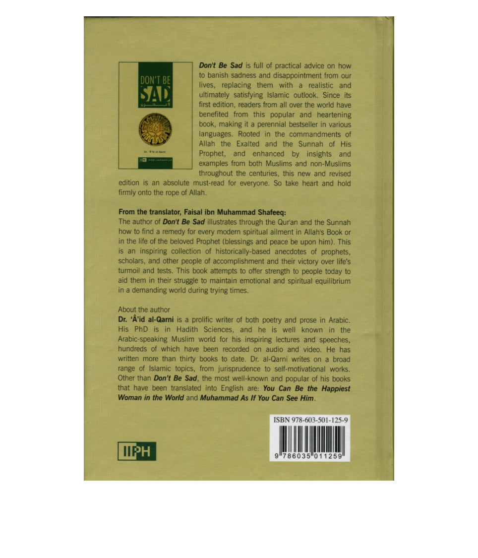 Don’t Be Sad (Hard Cover)
