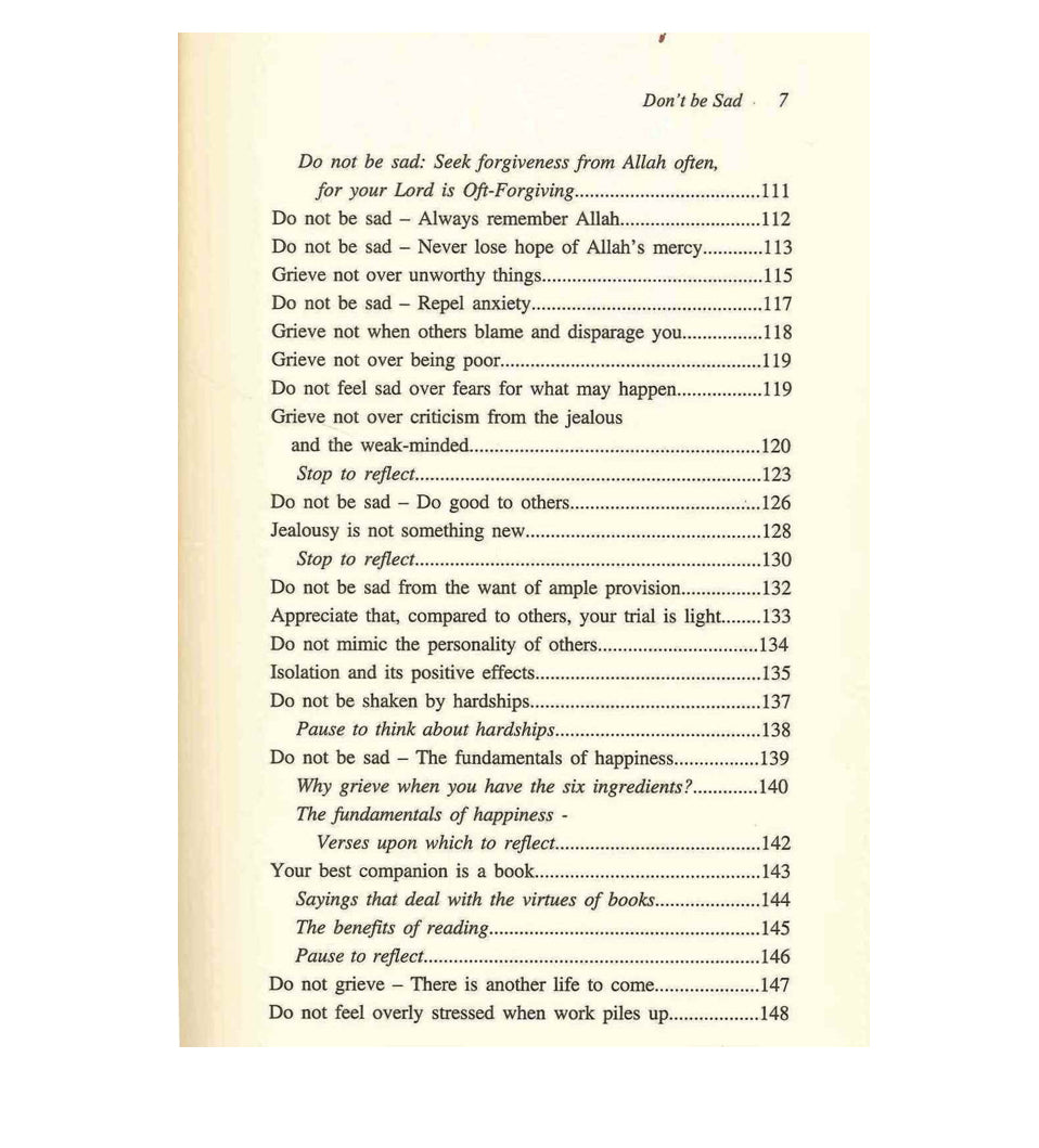 Don’t Be Sad (Hard Cover)