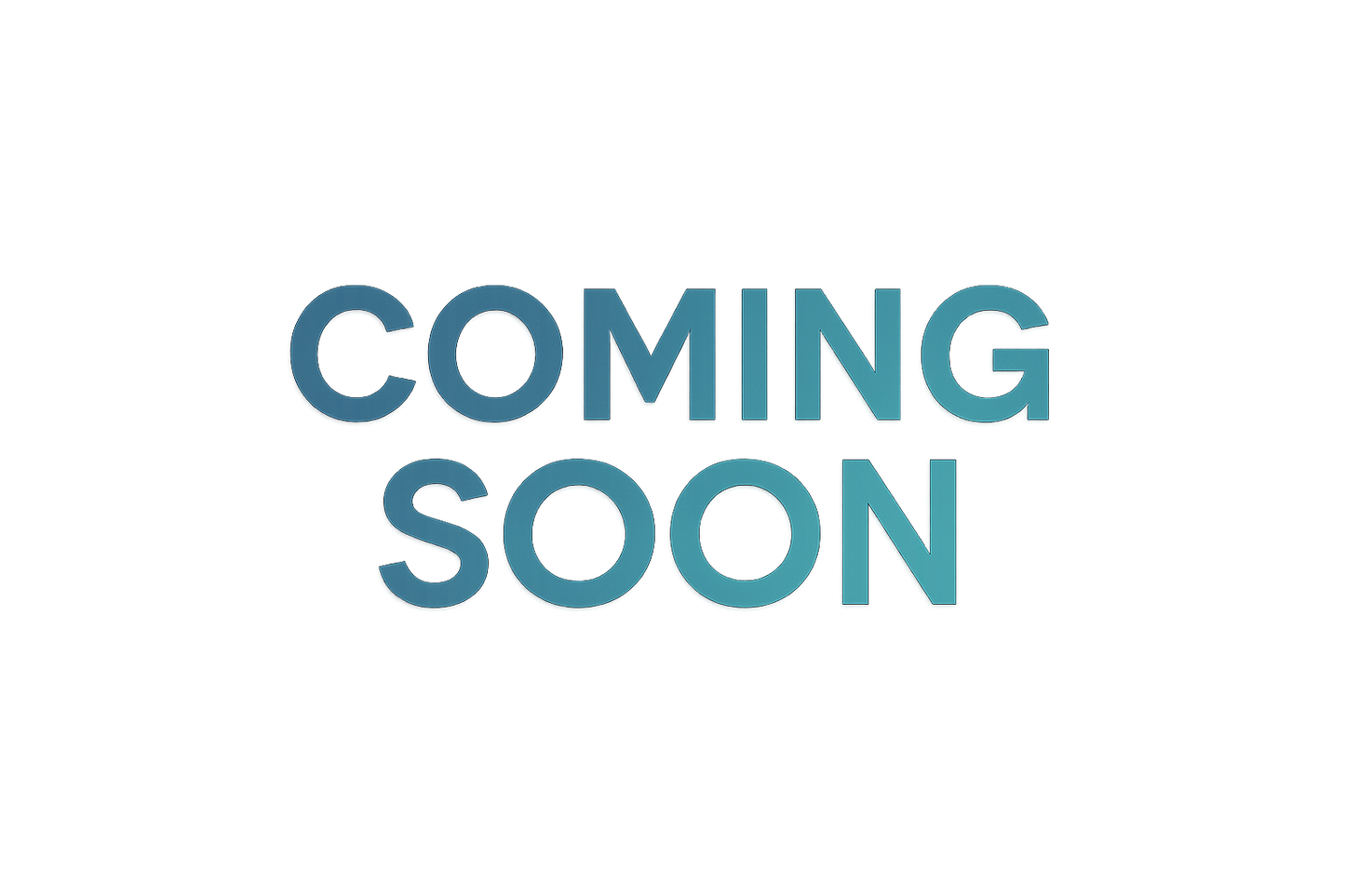 just a coming soon logo
