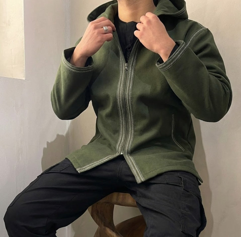Khaki Moroccan Hoodie