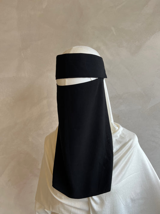 Medium Hard Top Niqab With Eye Flap