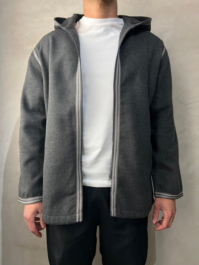 Pebble Grey Moroccan Hoodie