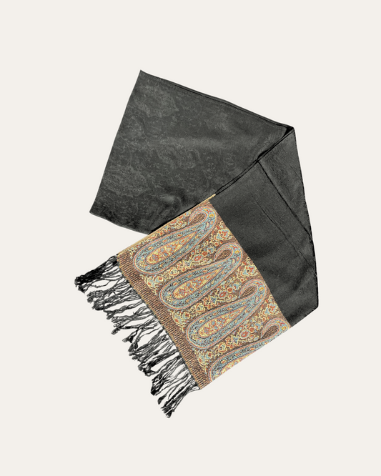 Coal Pashmina Scarf Lightweight