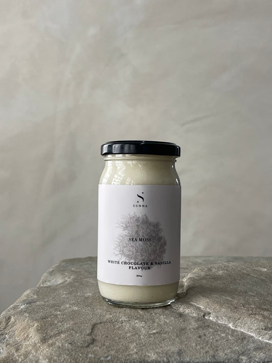 Sea Moss (white chocolate and vanilla flavour)