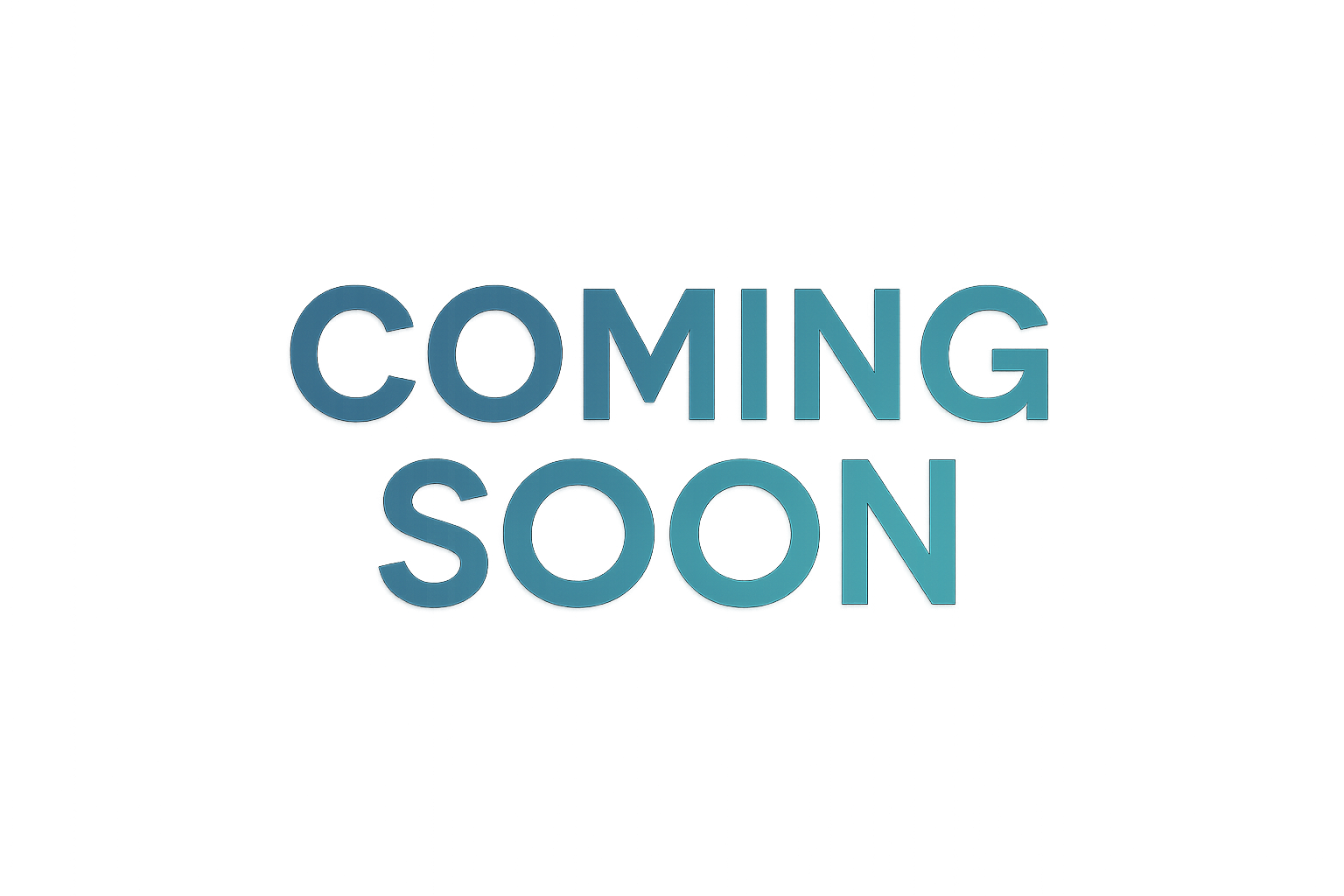 just a coming soon logo